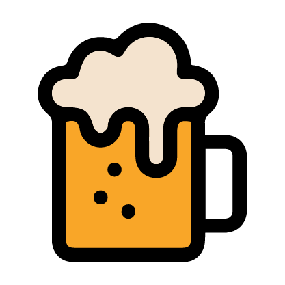 Icône symbolisant un verre de bière artisanale